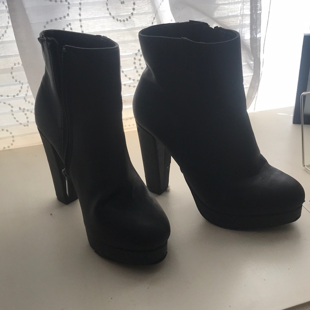 Black booties